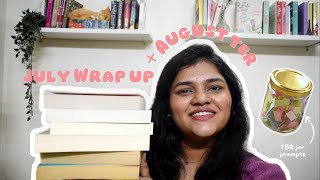 July Reading wrap up and August TBR [upl. by Enetsirhc123]