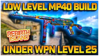 the NEW Low Level Mp40 Class Setup for Warzone  Weapon Level 25 and Below Vanguard Warzone [upl. by Yoral]