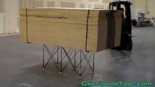 Bunk of Plywood on a Centipede Sawhorse  DO NOT TRY THIS [upl. by Nealson]