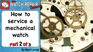 How to service a mechanical watch Part 2 AS 1900 in a Rotary watch [upl. by Ettennil]