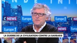 MIchel Onfray clash of civilisationsreligions  Hamas et les pays musulmans  guerre et barbarie [upl. by Amliv]