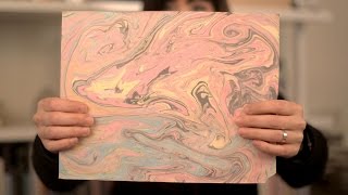 Marbling Paper [upl. by Aldrich]