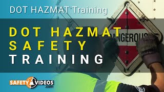 DOT HAZMAT Safety Training [upl. by Weissmann]