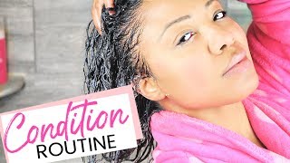 Deep Conditioning Dry Relaxed Hair  WINTER RELAXED HAIR CARE [upl. by Hessney956]