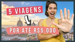 5 VIAGENS INTERNACIONAIS POR 5 MIL REAIS cada  Viaje por 7 dias ainda em 2022 e 2023 [upl. by Ferne]