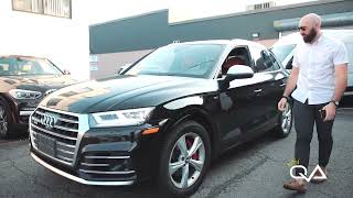 2018 Audi SQ5 Prestige Mythos Black Metallic  Magma red interior payments as low as 399mo [upl. by Darnok142]