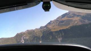 Altiport Courchevel approach and Landing HD [upl. by Yanrahs242]