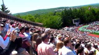 2010 Cornell University Graduation  Singing Alma Mater [upl. by Siduhey]