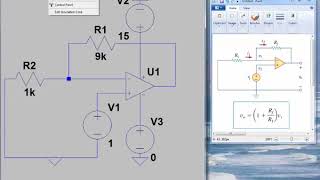 LTSpice  Op Amp Circuit [upl. by Vaasta]