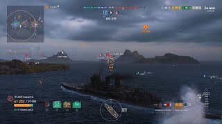 World of Warships Legends  Resistance Div Keeping Blue Team Afloat [upl. by Darleen779]