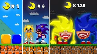 Super Mario Bros But Every Moon Makes Sonic Can Become Super Shin Sonic Tape  Eagle Mario [upl. by Verne148]