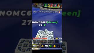 NO Auto clicker ONLY 7 CPS AND BRIDGING LIKE A PC PLAYER [upl. by Yelsgnik]