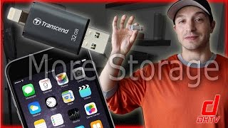 Transcend JetDrive Go Review  External Storage For iPhone iPad iPod Touch [upl. by Idarb]