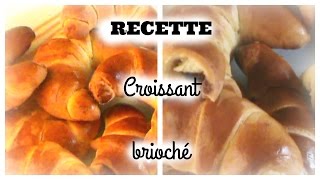 Recette de croissant brioché jycookmakeup [upl. by Bocyaj261]