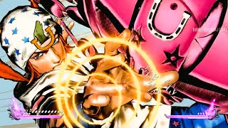 Johnny Joestar 2 The Finishing Move Jojos Bizarre Adventure All star Battle R [upl. by Erialb221]