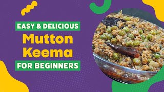 Dhaba Style Keema Mutter  Keema Mutter Masala Keema Matar Recipe  Mutton Keema Recipe Green Peas [upl. by Staley]