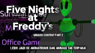 ANIMATRONIK BARU amp MODE RAHASIA  Ungkap Lebih Dalam Isi dari UNUSED CONTENT di Dalam File FNAF SB [upl. by Rachael]