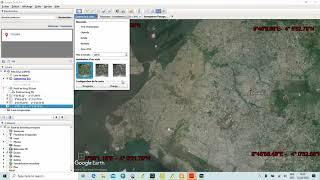 Comment géoréférencer dans QGIS une image avec les coordonnées WGS84 en DMSpartie23 [upl. by Piks674]