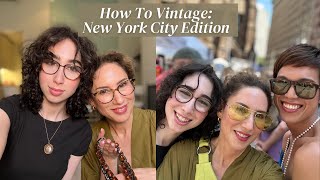 How To Vintage New York City Edition  fleamarket vintage shoppinghaul newyorkcity [upl. by Bevvy]