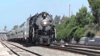 ATSF 3751 Roll By at Buena Park CA [upl. by Itnava]