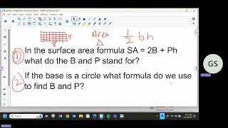 Mr Gill Geo Sept 13 Surface area volume cylinder and review [upl. by Lraed495]