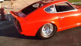 RB26 Datsun 260Z drag  street car [upl. by Ainigriv]