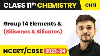 Class 11 Chemistry Ch 11Group 14 ElementsSilicones and SilicatesThe pblock Elements [upl. by Mahan345]