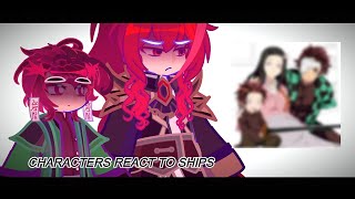 ✎❝My favorite characters react to ships  cursed ones❞ [upl. by Akimrej]