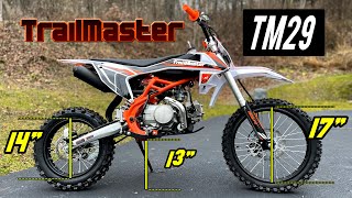 TrailMaster TM29 125cc Pit Bike 👍😎🔧Uncrate and Assembly🔧 4K [upl. by Aineg]