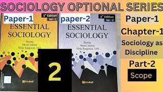 CHAPTER1PART2SCOPE OF SOCIOLOGYESSENTIAL SOCIOLOGY NITIN SANGWAN 3rd EDITIONSOCIOLOGY [upl. by Georgiana728]