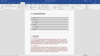 Titel nummerieren und automatisches Inhaltsverzeichnis erstellen [upl. by Arlyne]