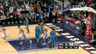 New Orleans vs New Jersey NBA Highlights 020911 [upl. by Alor]