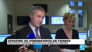 Coronavirus en France  tests pour Patrick Strzoda directeur de cabinet dEmmanuel Macron [upl. by Rawden]