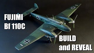 172 Fujimi Messerschmitt Bf 110c  build and reveal [upl. by Mayor]