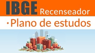 IBGE  Recenseador Plano de Estudos [upl. by Thirzia]