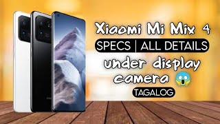 Xiaomi Mi Mix 4 All Details  Xiaomi Mi Mix 4 Specs  Tagalog [upl. by Geldens161]