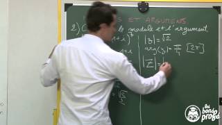 Modules et arguments  Exercice 2  Maths terminale  Les Bons Profs [upl. by Anilave]