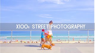 Fujifilm X100V Street Photography POV Bronte to Bondi Beach Coastal Walk [upl. by Neehs]