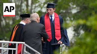 Barron Trump graduates from private school in Florida with parents in attendance [upl. by Htaras853]