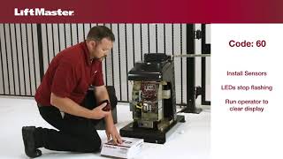 Error Code 60 Troubleshooting LiftMaster Gate Entrapment Protection [upl. by Dailey]