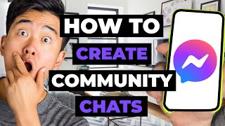 How To Create Community Chats In Messenger [upl. by Autum]