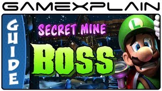 Luigis Mansion 2 Dark Moon Secret Mine Boss Battle Gem Boo amp Puzzle Guide amp Walkthrough [upl. by Thais27]