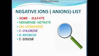 Mnemonic for Reactivity series Cations and Anions [upl. by Yemrej]