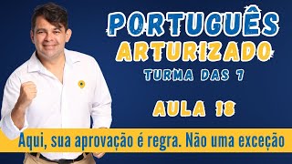 VERBOS  ESTRUTURA VERBAL  RADICAL  DESINÊNCIAS  VOGAL TEMÁTICA  AULA 18  PROF ARTUR GOMES [upl. by Salvidor]