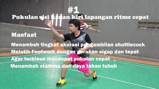 Badminton  Training Forehand and Backhand [upl. by Aihsetan]