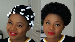 FAILED ROLLER SET ON SHORT NATURAL HAIR  4C HAIR [upl. by Loria]