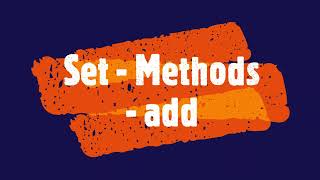 PYTHON  Set  Methods  add PythonTips viral viralvideo videos video sets pythonsets sets [upl. by Jer]