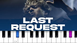 Paolo Nutini  Last Request piano tutorial [upl. by Ketty]