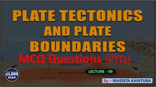 PLATE TECTONICS PYQ  MOST IMPORTANT GEOGRAPHY UPSC  NDACDS SSC ALL EXAMS By NIVEDITA KAINTURA [upl. by Refotsirhc]