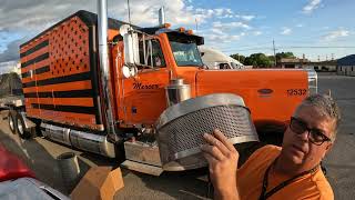 732 Replacing Air Filters and Steel Plates The Life of an Owner Operator Flatbed Truck Driver [upl. by Richara]